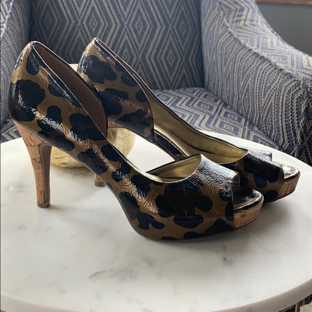 Madeline leopard print heels